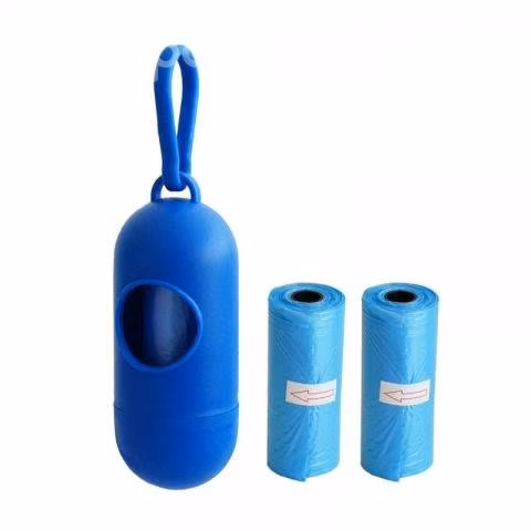 Dispensador portatil de bolsas transparente +2 rol