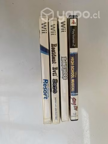 Juegos de Wii y playstation 2
