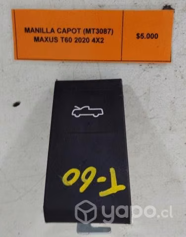 Manilla Capot (MT3087) Maxus T60 2020 4x2