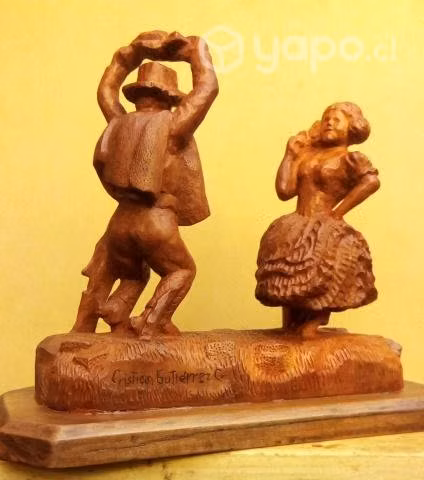 La magia de la cueca en una escultura / EXCLUSIVA