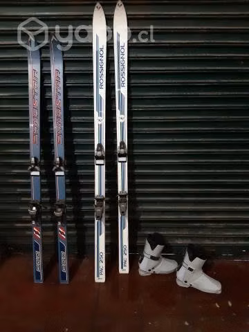 Skis pack 2 pares skis y zapatos
