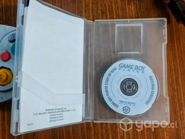 Gamecube con Gameboy player y control inalámbrico
