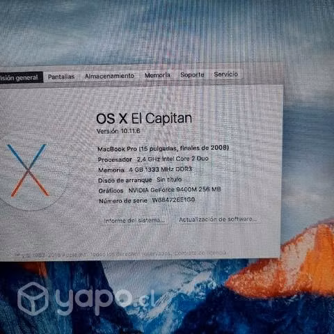Macbook pro 16 pulgadas