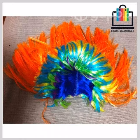Peluca Punk Multicolores - Imagen 3