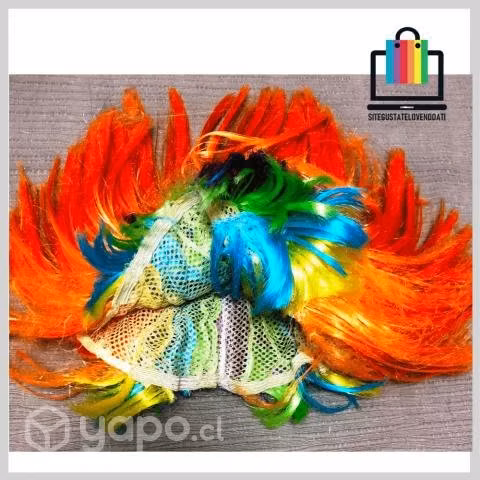 Peluca Punk Multicolores - Imagen 4