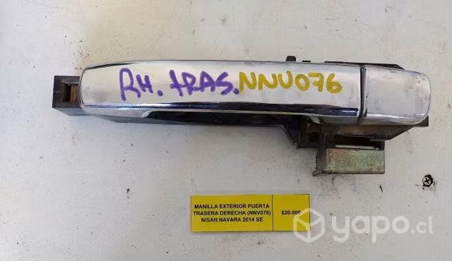 Manilla Ext pta tras der (NNV076) Nissan Navara SE