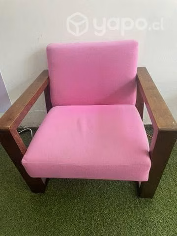 Sillón de madera,