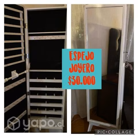 Joyero con espejo