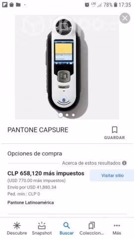 Pantone capsure
