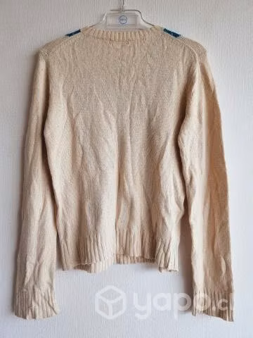 Chalecos morado, líneas y beige lana. S y M