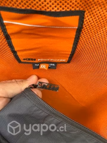 Chaqueta impermeable de moto KTM talla: XXL