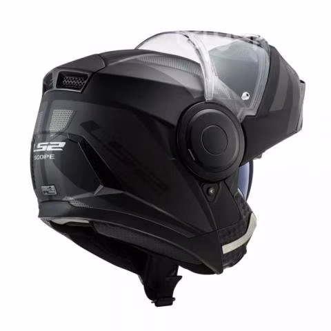 Casco abatible ls2 ff902 scope axis negro titanio