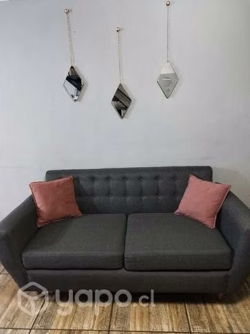 Sofa color gris - Imagen 2