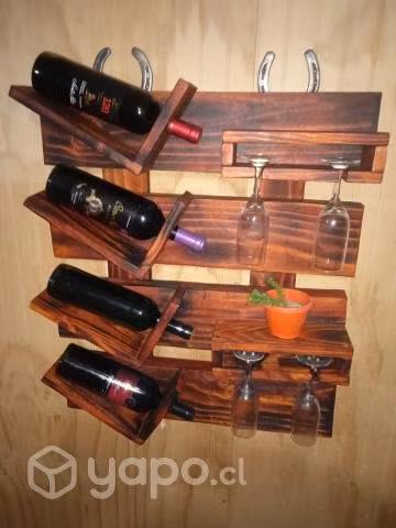 Porta vinos y copas