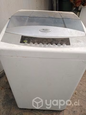 Lavadora funcionando
