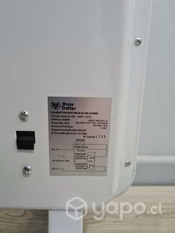 Calefactor Ursus Trotter mc-20 WiFi muy poco uso