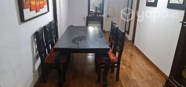 Comedor Negro 6 sillas