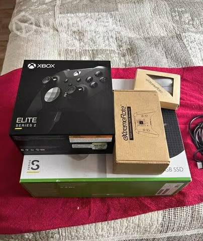 Xbox series S + control normal + control elite 2