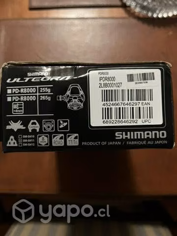 Pedales shimano ultegra, PD R 8000
