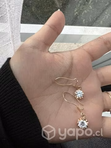 Aros de oro chaton