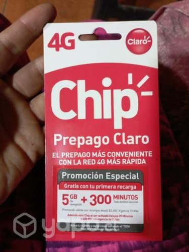 Chip prepago claro