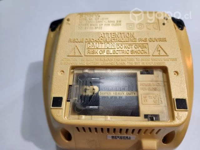 Radio RelojSony Análoga