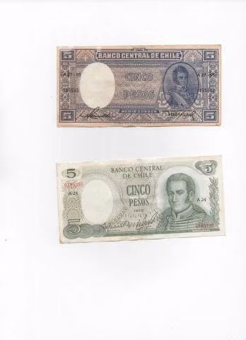 Coleccionista tengo 11 billetes de cinco pesos