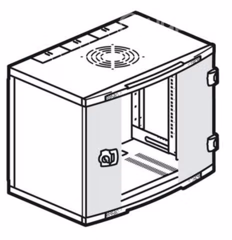 Caja rack para cables de comunicaciones