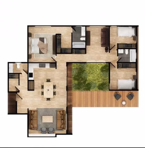 Casa Prefabricada Modelo Escandinava de 127 m2