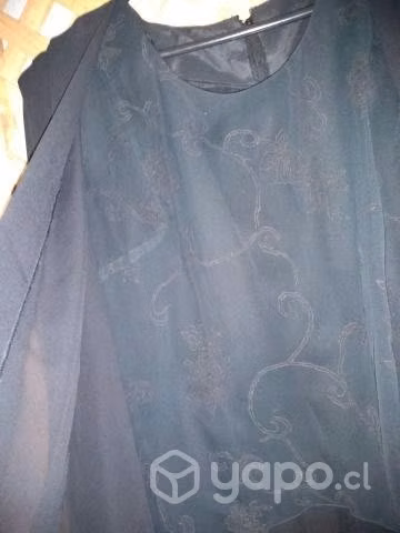 Hermoso vestido de fiesta talla XL color negro