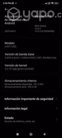Xiaomi 11T Pro versión 8GB/256G
