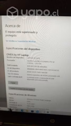 Notebook Omen 15 - Imagen 5