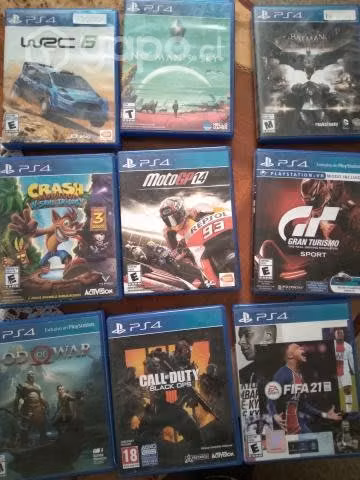 Juegos de Play station 4