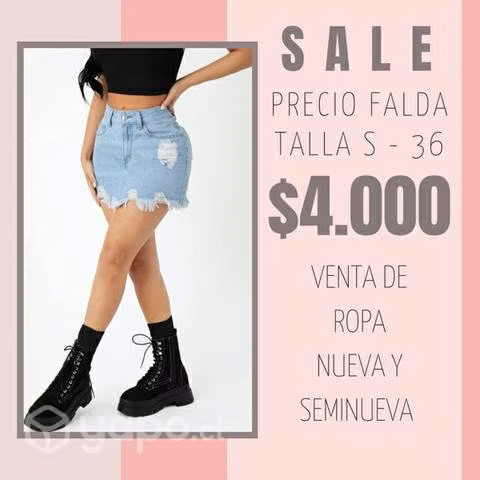 Falda mezclilla, pedir catálogo  de saidyvvn