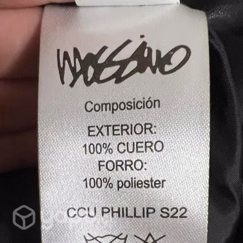 Chaqueta Cuero Mossimo Talla M