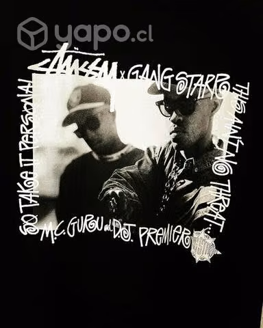 Polera Stussy x Gang star (2XL) - Imagen 2