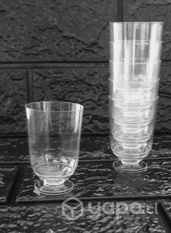 Mini Vasos Tipo Copa Acrílico 50ml Postre Al Mayor