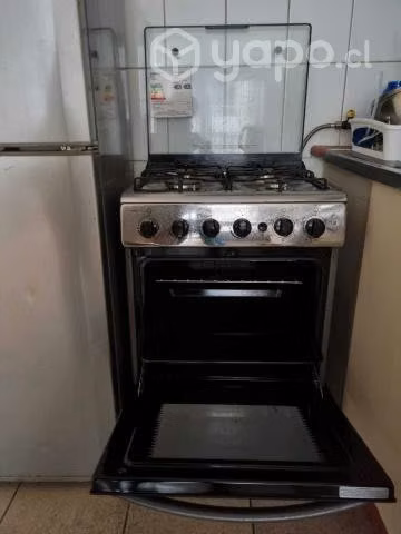 Cocina a gas mademsa modelo m 785t 4 platos inox
