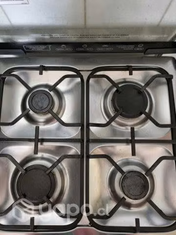 Cocina a gas mademsa modelo m 785t 4 platos inox