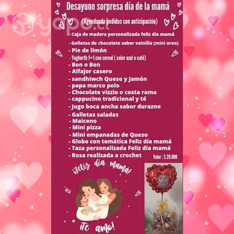 Desayuno día de la madre