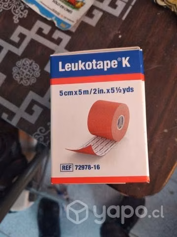 Leukotape rojo 5cm