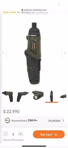 Atornillador inalámbrico 4V + 29 accesorios