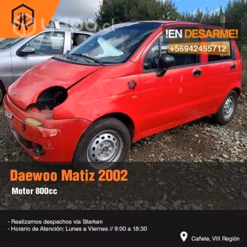 Evaporizador daewoo matiz 2002