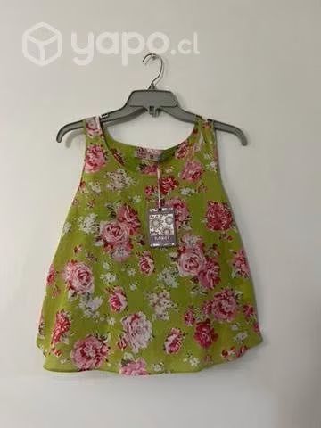 Polera NO Elastica Marca Mor Talla S/m Pistacho