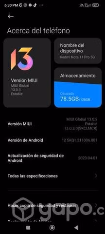 Redmi note 11 pro 5G