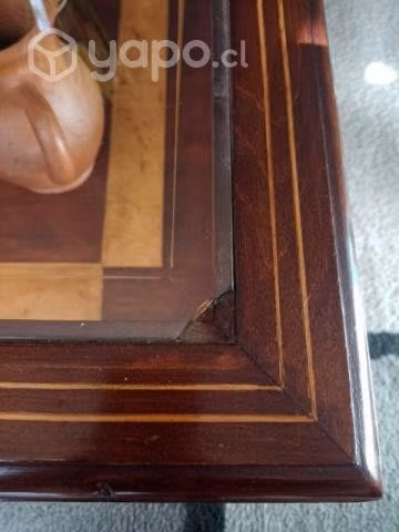 Mesa de centro madera y vidrio