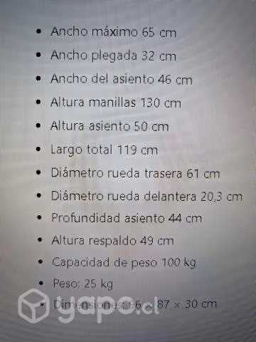 Silla de ruedas neurologica - Imagen 2