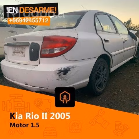 Tubo escape kia rio II 2005