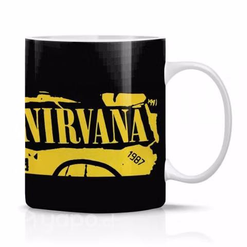 Taza/Tazon/Mug Nirvana Logo Banda De Rock 116