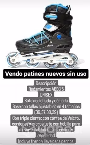 patines completamente nuevos
